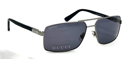 Vintage Gucci GG 1950/S Sunglasses Silver Grey OQ772 60-15-135 Made in Italy
