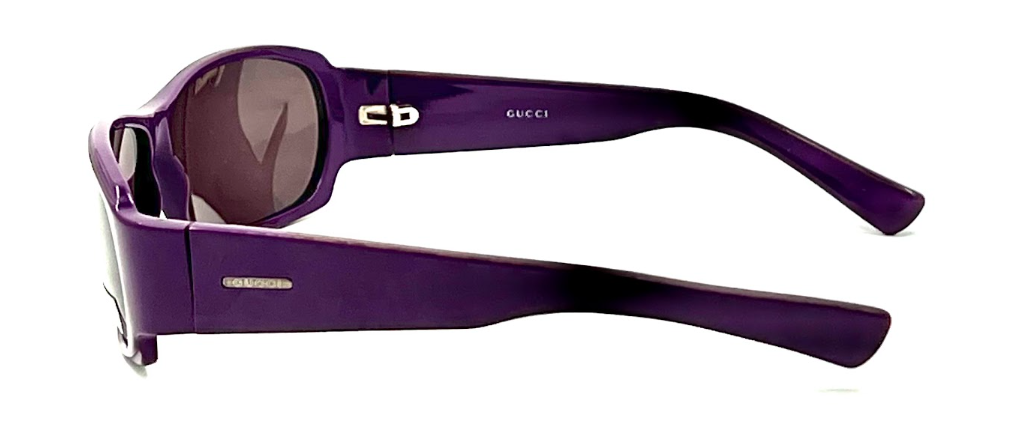 Vintage Gucci GG 1541/S Sunglasses Purple 60-12 Italy