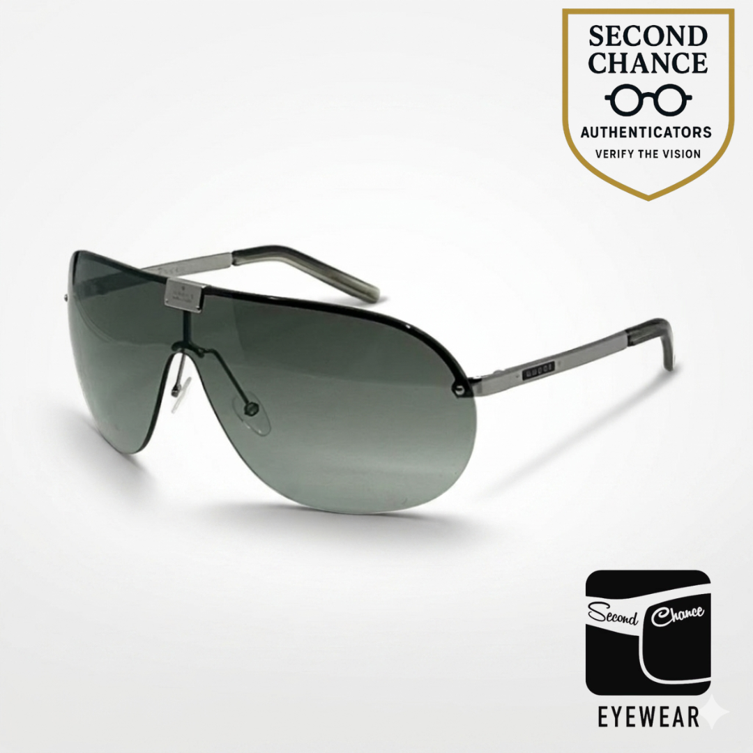 Gucci GG 1853/S RGNVK Shield Rimless Sunglasses Made in Italy - Deadst ...