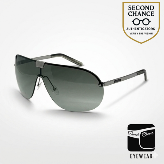 Gucci GG 1853/S RGNVK Shield Rimless Sunglasses Made in Italy - Deadstock/Unworn