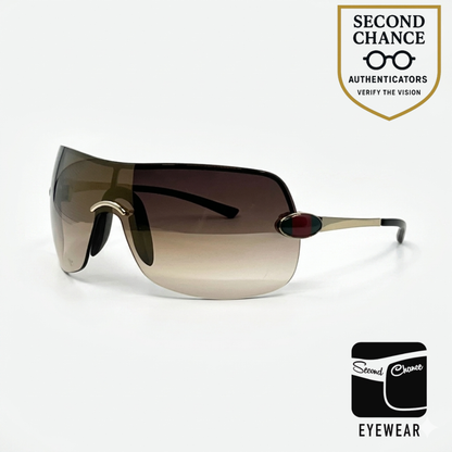 Gucci GG 1854/S J5GNH Shield Sunglasses – Rimless Gradient Lens – Deadstock Unworn