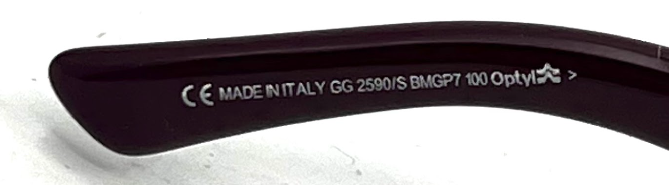 Gucci GG2590/S BMGPT 100 Wraparound Sunglasses - Deadstock/Unworn