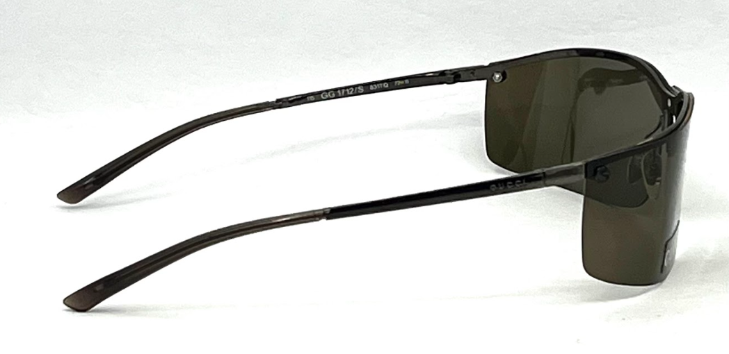 Gucci GG1712/S 831TQ Semi Rimless Shield Sunglasses Vintage-Deadstock