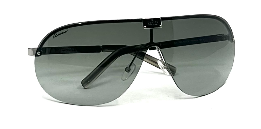 Gucci GG 1853/S RGNVK Shield Rimless Sunglasses Made in Italy - Deadstock/Unworn