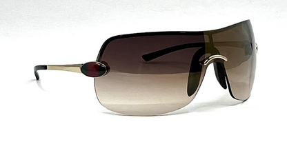 Gucci GG 1854/S J5GNH Shield Sunglasses – Rimless Gradient Lens – Deadstock Unworn