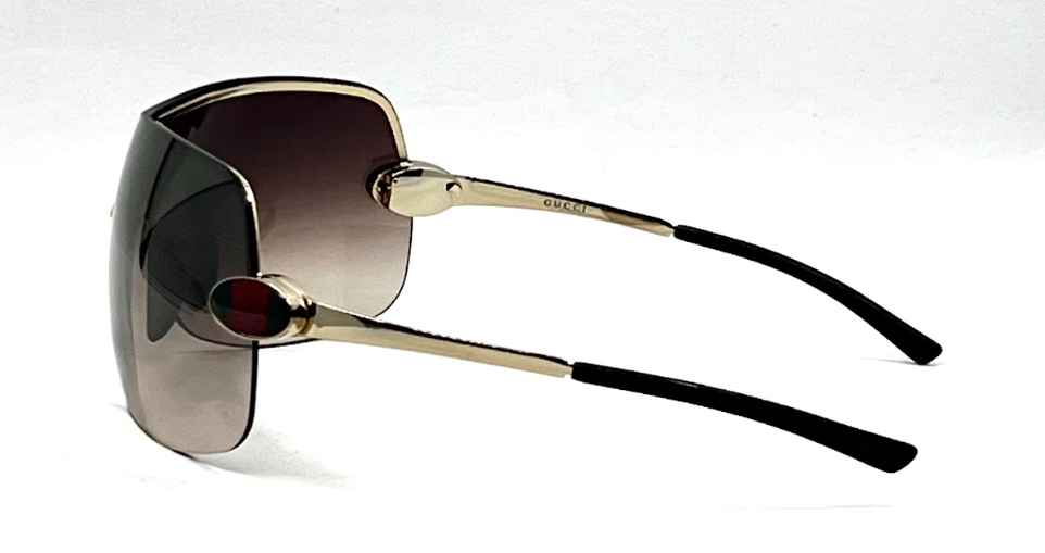 Gucci GG 1854/S J5GNH Shield Sunglasses – Rimless Gradient Lens – Deadstock Unworn