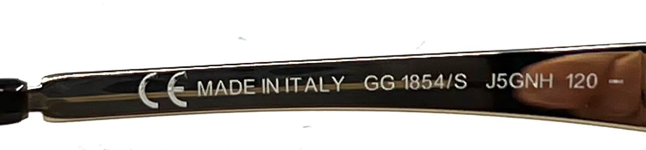 Gucci GG 1854/S J5GNH Shield Sunglasses – Rimless Gradient Lens – Deadstock Unworn