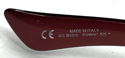 Gucci GG 1855/S RDWNP Shield Sunglasses Made in Italy - Deadstock/Unworn