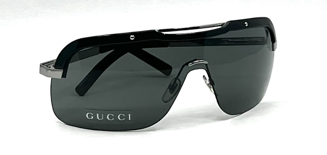 Gucci GG 1859/S CBY95 Shield Sunglasses-Italy-Deadstock/Unworn-Full Kit