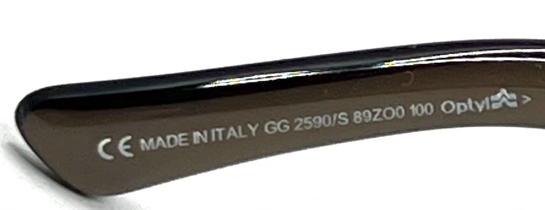 Gucci GG 2590/S 89Z00 Shield Sunglasses – Deadstock Unworn