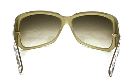Gucci GG 2902/S Vintage Sunglasses-Olive Green Shield 65mm-Unworn-Italy