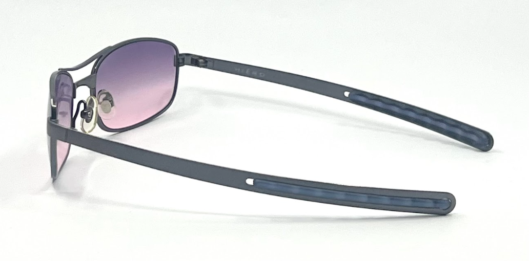 HIÉRO 229 Vintage Titanium Sunglasses Purple Gradient Made Japan-NOS