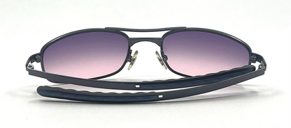 HIÉRO 229 Vintage Titanium Sunglasses Purple Gradient Made Japan-NOS