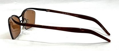 HIÉRO Titanium 232-Vintage Y2K Rectangular Sunglasses Japan-Deadstock/Unworn