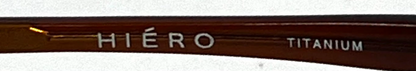 HIÉRO Titanium 232-Vintage Y2K Rectangular Sunglasses Japan-Deadstock/Unworn