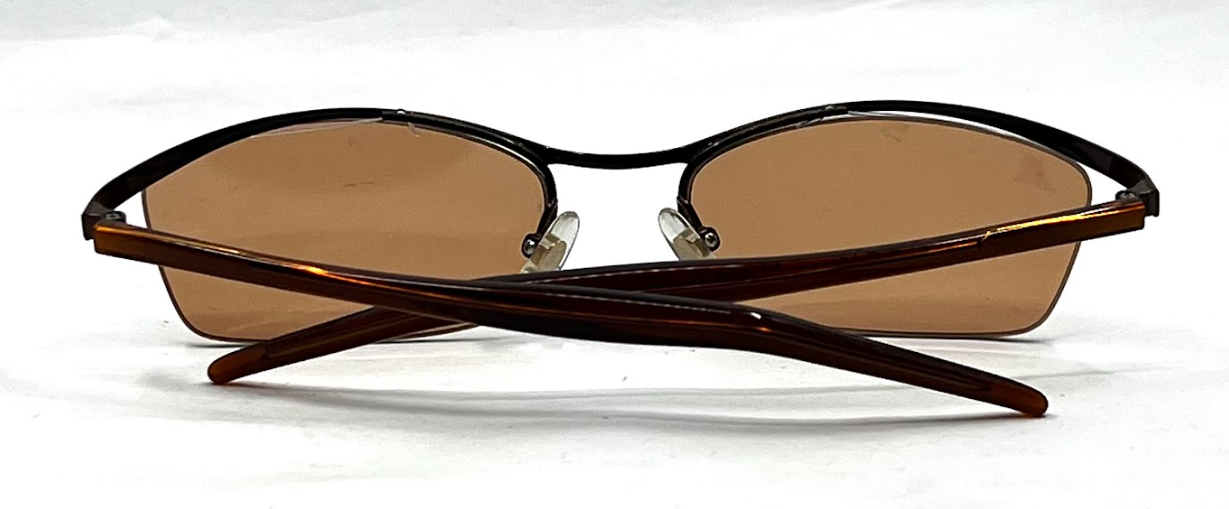 HIÉRO Titanium 232-Vintage Y2K Rectangular Sunglasses Japan-Deadstock/Unworn