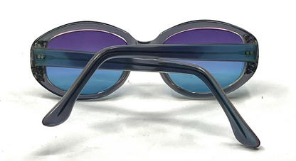 Hodes Rhinestone-70s Vintage Sunglasses-New Gradient Custom Lenses-U.S.A.