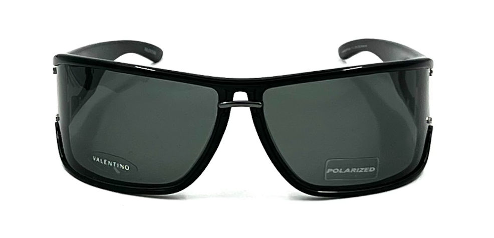 Valentino I115/S D28 Black Polarized VINTAGE Sunglasses-UNWORN Italy