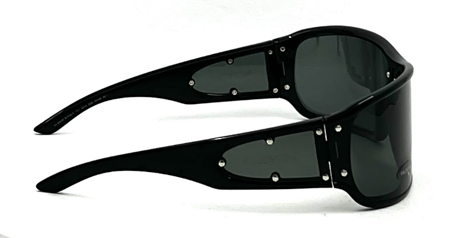 Valentino I115/S D28 Black Polarized VINTAGE Sunglasses-UNWORN Italy