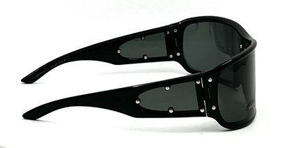Valentino I115/S D28 Black Polarized VINTAGE Sunglasses-UNWORN Italy