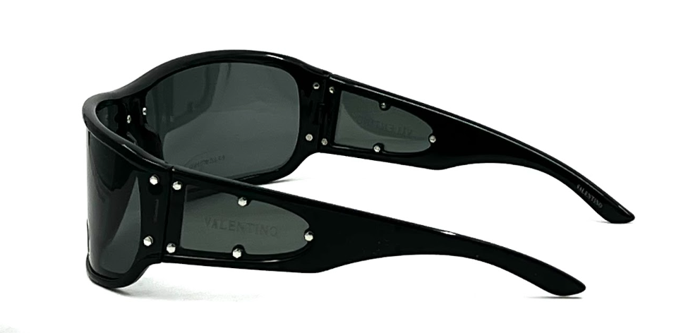 Valentino I115/S D28 Black Polarized VINTAGE Sunglasses-UNWORN Italy