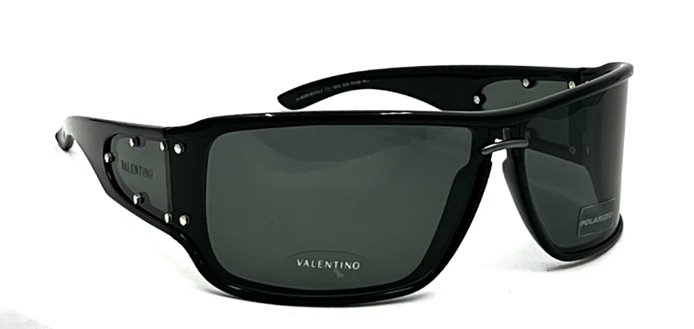 Valentino I115/S D28 Black Polarized VINTAGE Sunglasses-UNWORN Italy