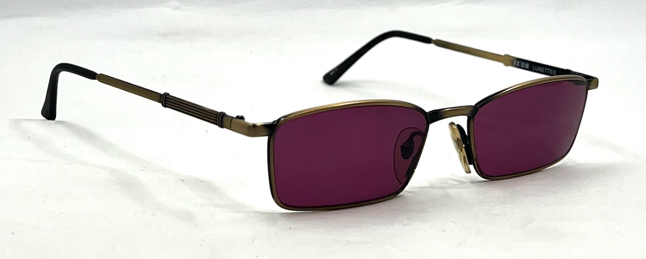 IDC Lunettes I-721 027 Vintage Sunglasses-New Purple Custom Lenses-Unworn