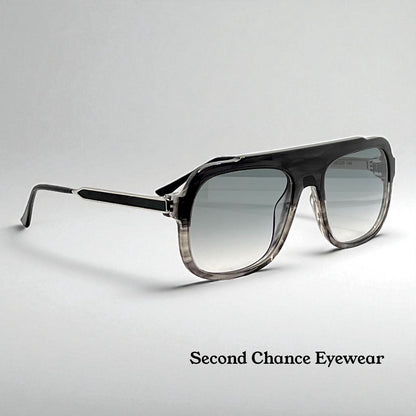 Thierry Lasry Bowery 1001 Black Grey Gradient Sunglasses 55-20-140 – Full Kit