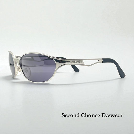Metropolis by Marcolin Wild Spirit 0900 VINTAGE Sunglasses-Italy-63mm-NOS/UNWORN