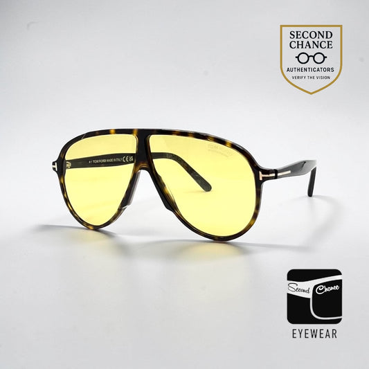 Tom Ford TF1211 Vladimir 52E Photochromic Havana Aviator 65mm