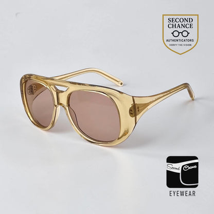 Cynthia Benjamin Jorgie CHP Amber Sunglasses Pink Lens Japan