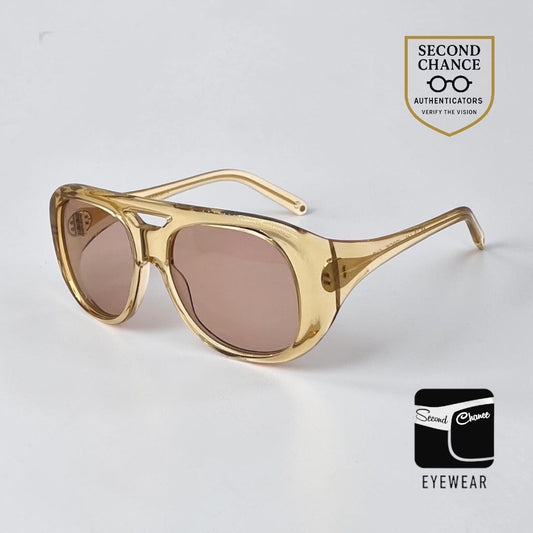 Cynthia Benjamin Jorgie CHP Amber Sunglasses Pink Lens Japan