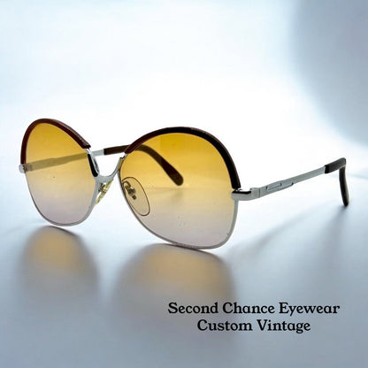 SILHOUETTE 460 Vintage Sunglasses – Deadstock Frame w/New Custom Gradient Lenses