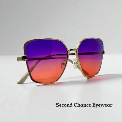 Prada SPR 60X Sunglasses  w/New Gradient Tinted Custom Lenses-Italy-59mm