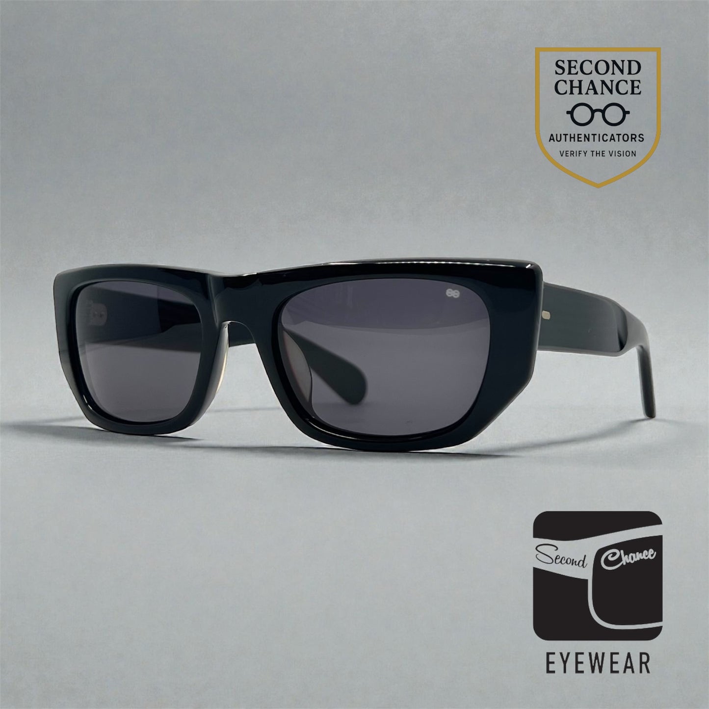 BENJAMIN “B. Ray” Black Polarized Sunglasses-Unworn-Japan-Collector