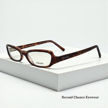 Prada VPR 11T Vintage Eyeglasses-Tortoiseshell Deadstock/Unworn-Italy 51mm