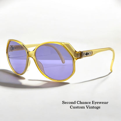 CHRISTIAN DIOR 2255 20 – Vintage Sunglasses w/New,  Custom Lavender Lenses-Germany