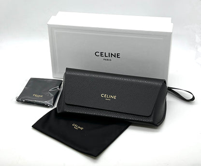 Celine Triomphe CL50146I Brown Cat Eye Eyeglasses Unworn-Full Kit-Italy