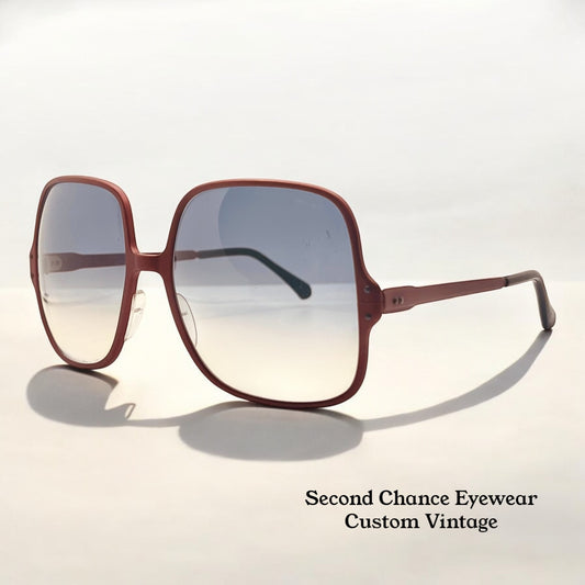 Vintage Italian 5011 Sunglasses – Rudy Red – Deadstock – Custom Gradient Lenses
