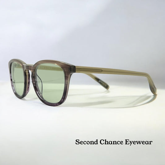Kung Fu Eyes by Eve.D. 1031 with New, Custom Green  Tint Lenses-Y2K Sunglasses
