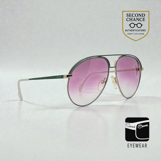 ALPINA VINTAGE Sunglasses-3302220-New Pink Gradient Custom Tinted Lenses-60mm-UNWORN