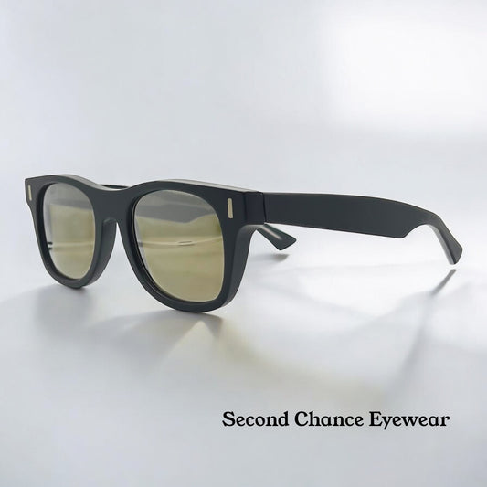 Cutler and Gross 1339 C04 Sunglasses-Matte Black-52mm-Full Kit-New/Unworn-Italy