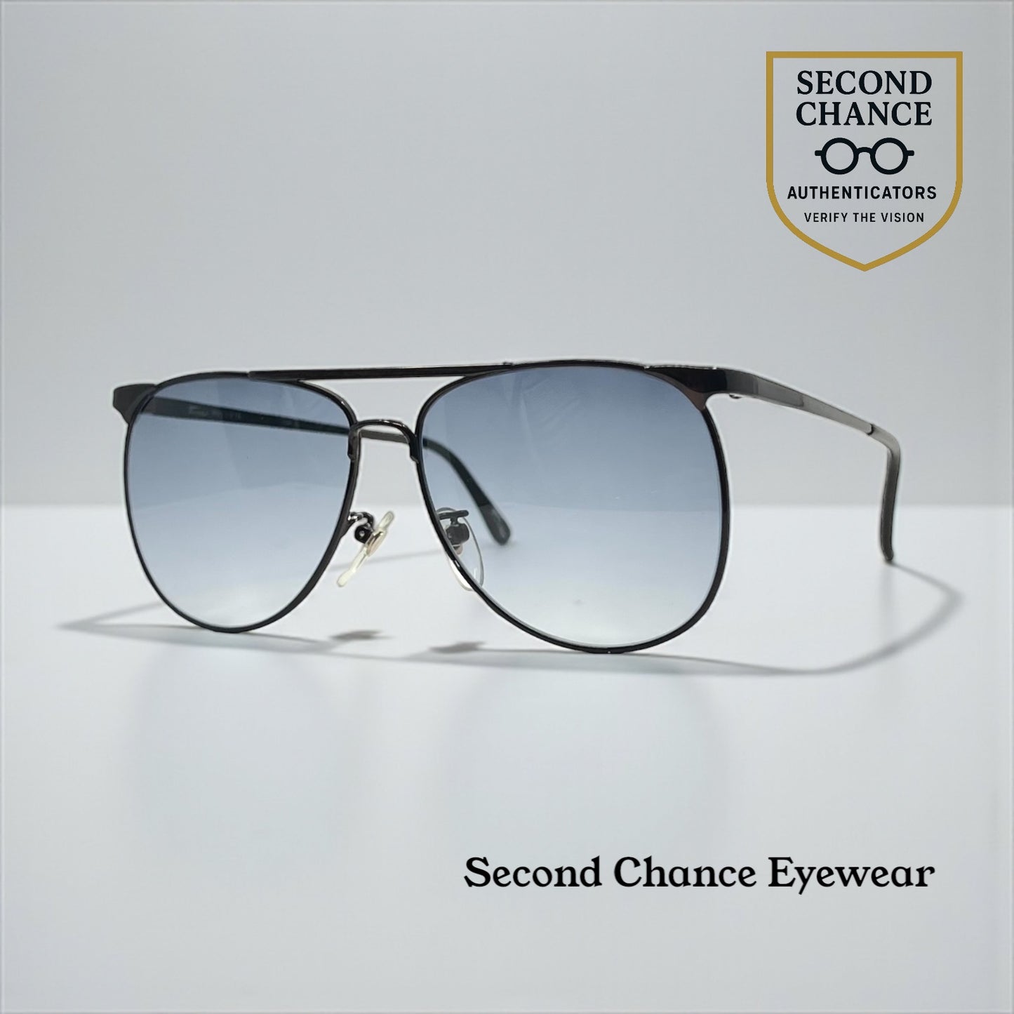 Tura 278-Vintage Aviator-Unworn-New Second Chance Customs Gradient Lenses