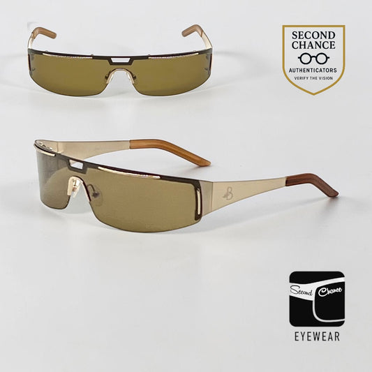 Basile BA4303 Shield Sunglasses Unworn NOS Made in Italy Y2K