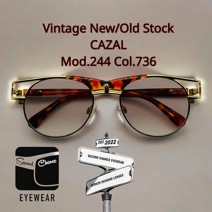 Vintage CAZAL Sunglasses-New/Old Stock Frames w/New Berko’s Designs Lenses