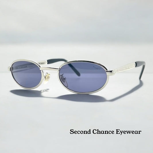 POLICE 2403 COL.579 Vintage Sunglasses-Spring Hinge-Oval 90s Style Deadstock