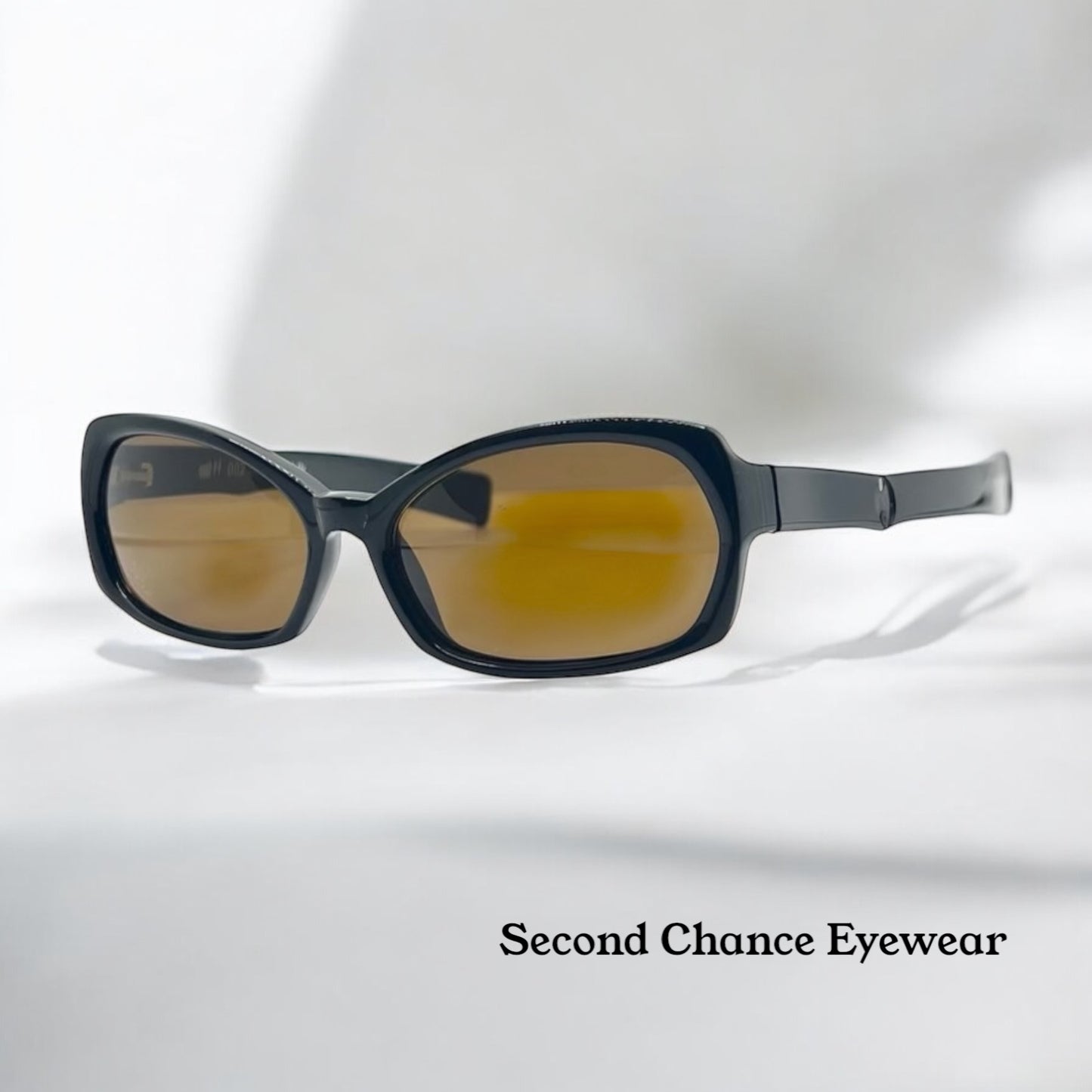 Paul Frank 002 Bronco blk Y2K Deadstock Sunglasses – Etched Cloud Lenses – Rare