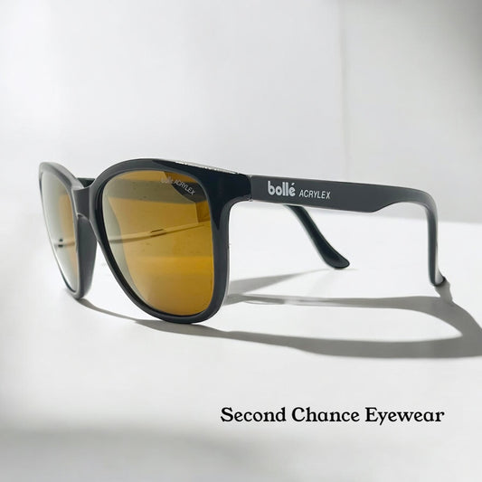 Bollé Acrylex 413 Vintage Sunglasses – Made in France – Amber Lenses – Rare - Deadstock