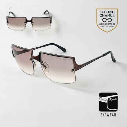 Porsche Design 907GW Unworn Rare 90s Shield Sunglasses Gradient-Japan