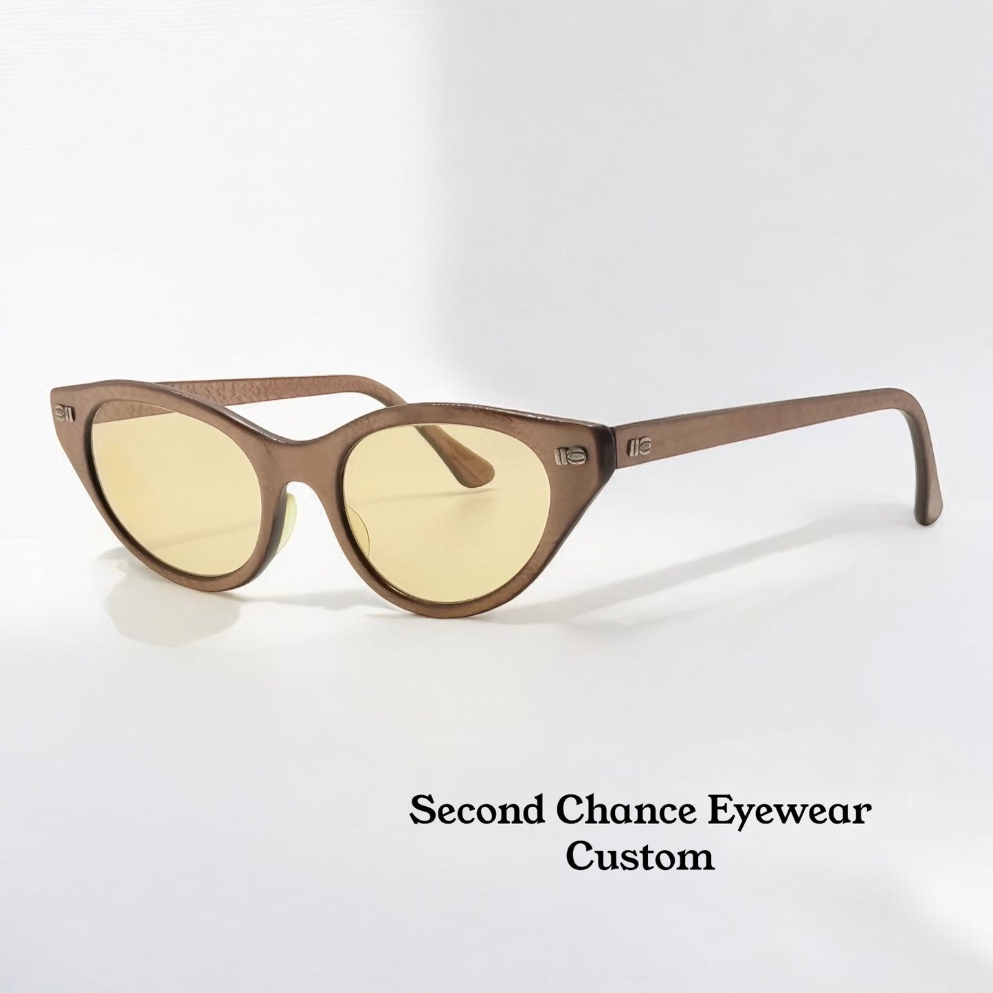 TITMUS 5 1/2 - Textured Bronze with Custom Berko’s Designs Amber Honey Burnt Lenses